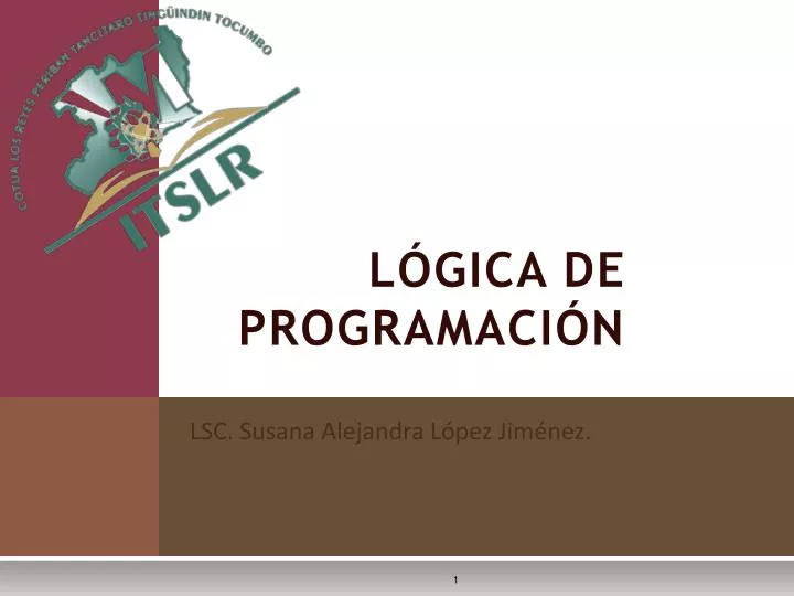 l gica de programaci n