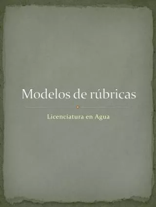 modelos de r bricas