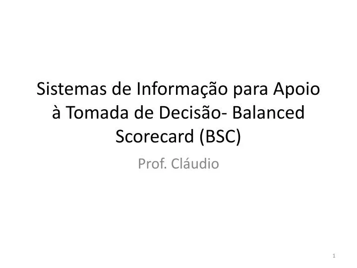 sistemas de informa o para apoio t omada de decis o balanced scorecard bsc