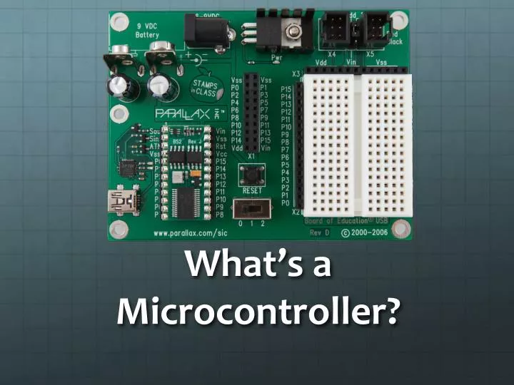 what s a microcontroller