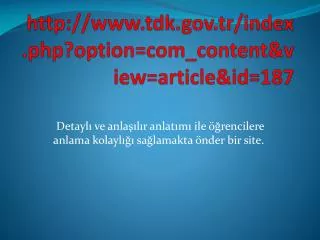 http www tdk gov tr index php option com content view article id 187