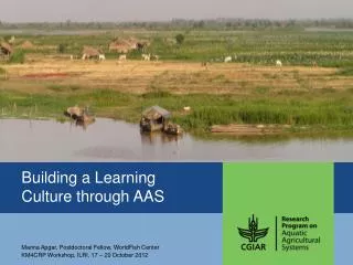 Building a Learning Culture through AAS