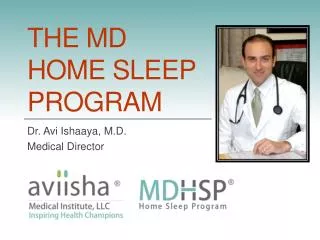 THE MD HOME SLEEP PROGRAM