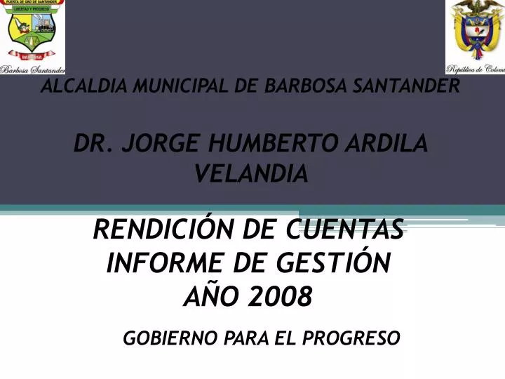 alcaldia municipal de barbosa santander dr jorge humberto ardila velandia