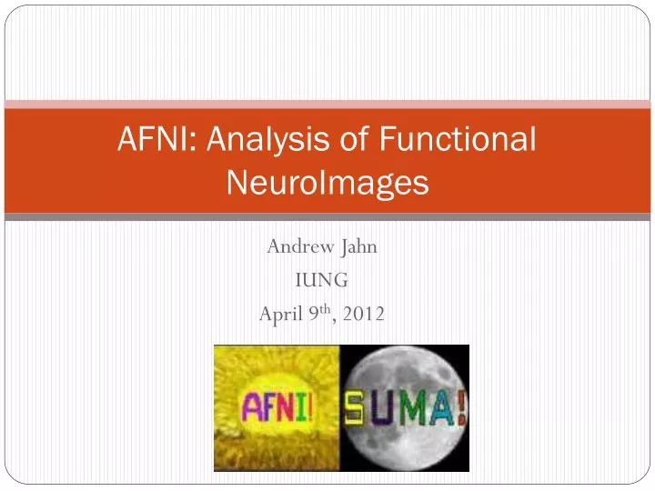 afni analysis of functional neuroimages