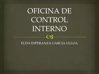 oficina de control interno