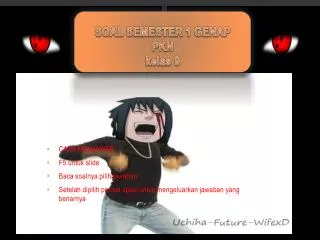 soal semester 1 genap pkn kelas 9