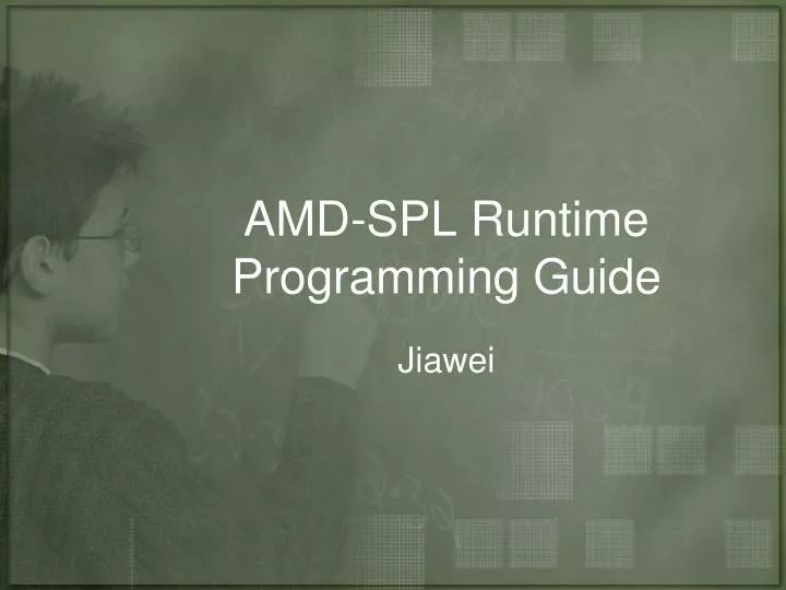 amd spl runtime programming guide
