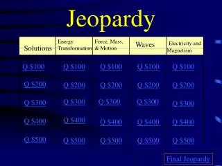 Jeopardy