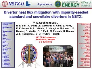 Divertor heat flux mitigation with impurity-seeded standard and snowflake divertors in NSTX .
