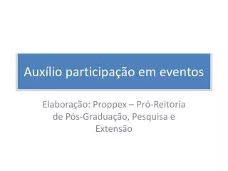 aux lio participa o em eventos