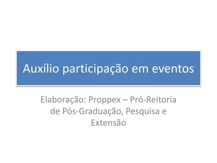 aux lio participa o em eventos