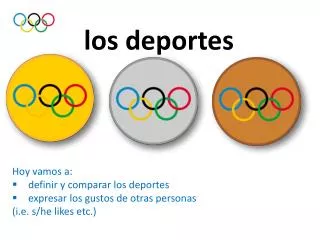 los deportes