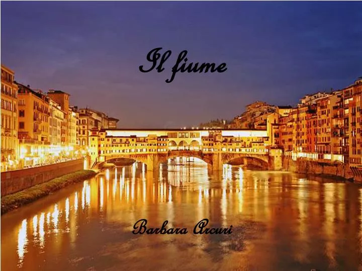 il fiume