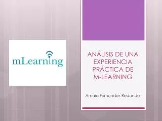 an lisis de una experiencia pr ctica de m learning