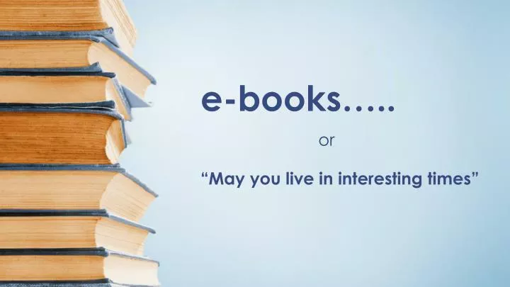 e books