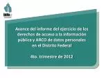 Solicitudes de acceso a la información pública - slide 1