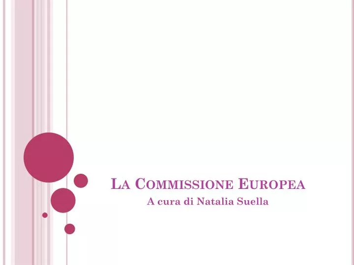 la commissione europea