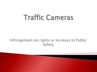 Traffic Cameras