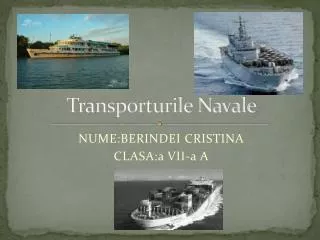 transporturile navale
