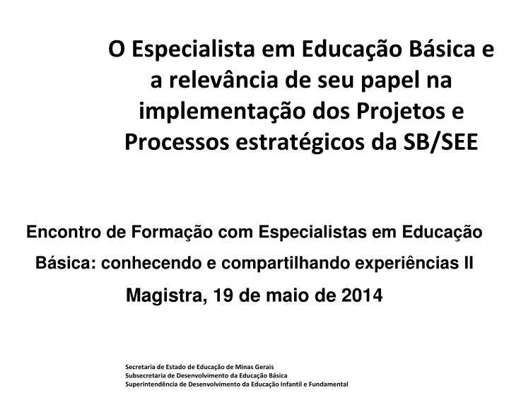 Secretaria de Estado de Educação de Minas Gerais