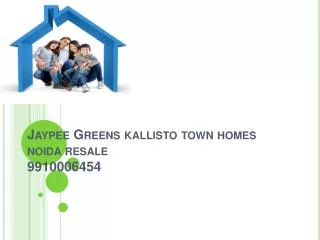 resale jaypee greens kallisto town homes 9910006454