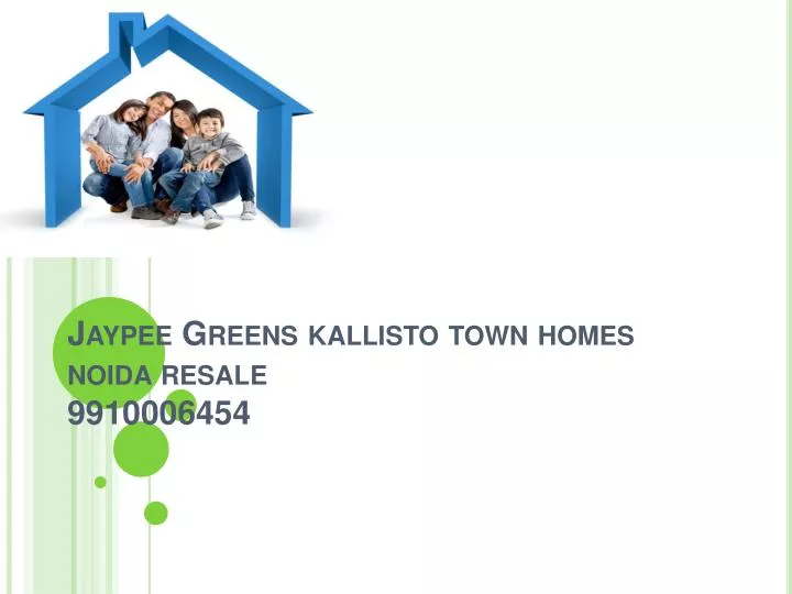 jaypee greens kallisto town homes noida resale 9910006454