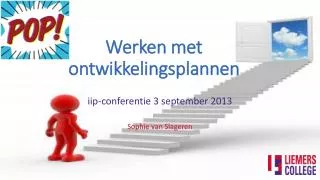 werken met ontwikkelingsplannen