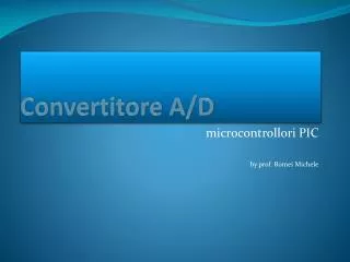 convertitore a d