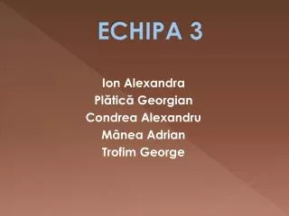 echipa 3