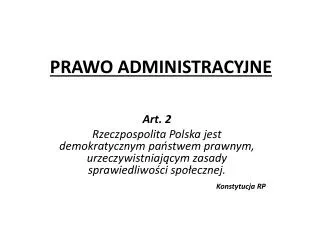 prawo administracyjne