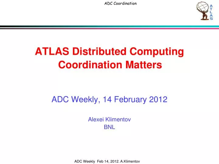 atlas distributed computing coordination matters