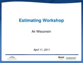 Estimating Workshop