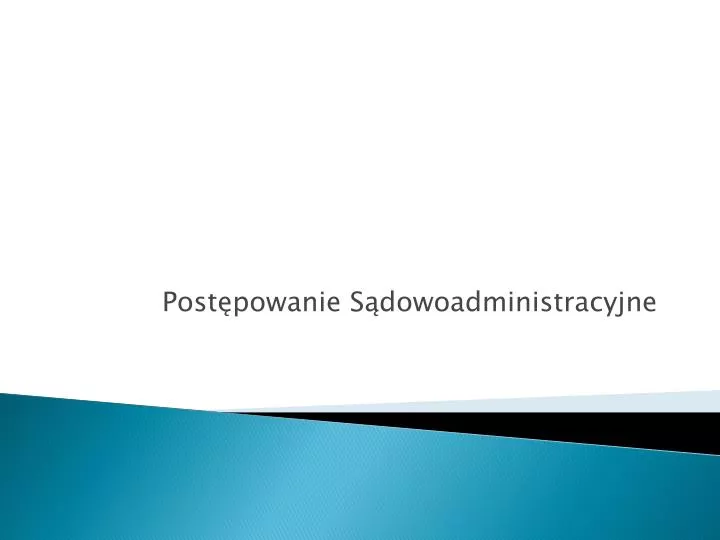 post powanie s dowoadministracyjne