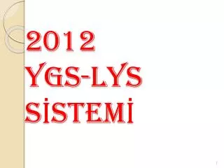2012 ygs lys s stem