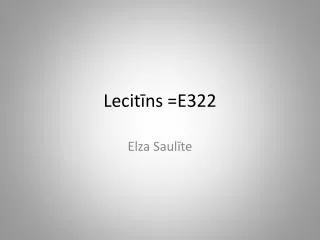 lecit ns e322