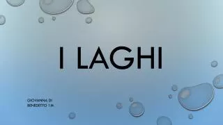 i laghi