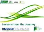 Reflections from the Healthcare Journey: Challenges, Progress, and Future Initiatives - slide 1