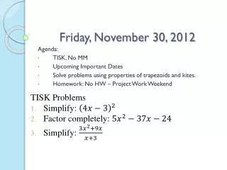 Friday, November 30, 2012