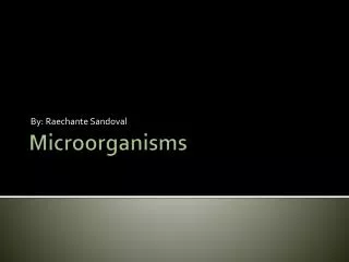 Microorganisms