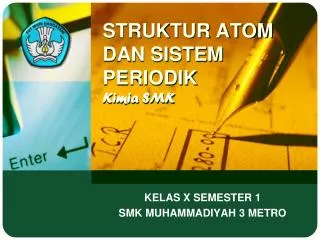 struktur atom dan sistem periodik kimia smk
