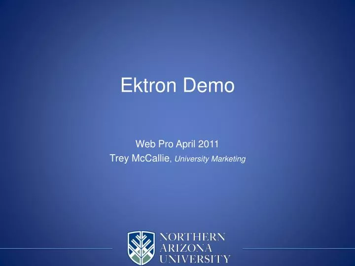 ektron demo