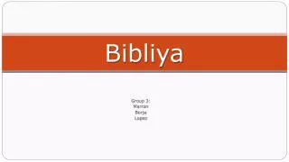 bibliya
