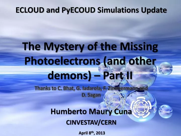 the mystery of the missing photoelectrons and other demons part ii