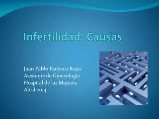 infertilidad causas
