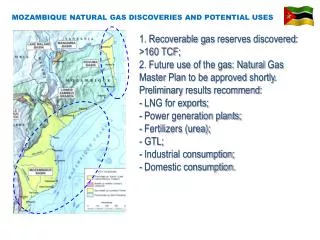 MOZAMBIQUE NATURAL GAS DISCOVERIES AND POTENTIAL USES