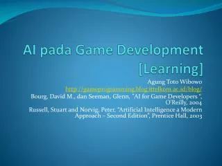 ai pada game development learning