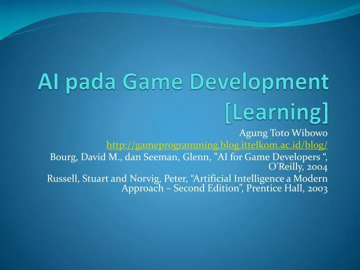 ai pada game development learning