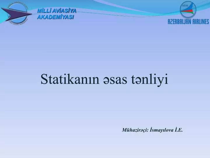 statikan n sas t nliyi