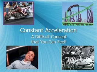 Constant Acceleration